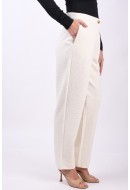 Women Pants Selected Slffrankie Hw Snow White